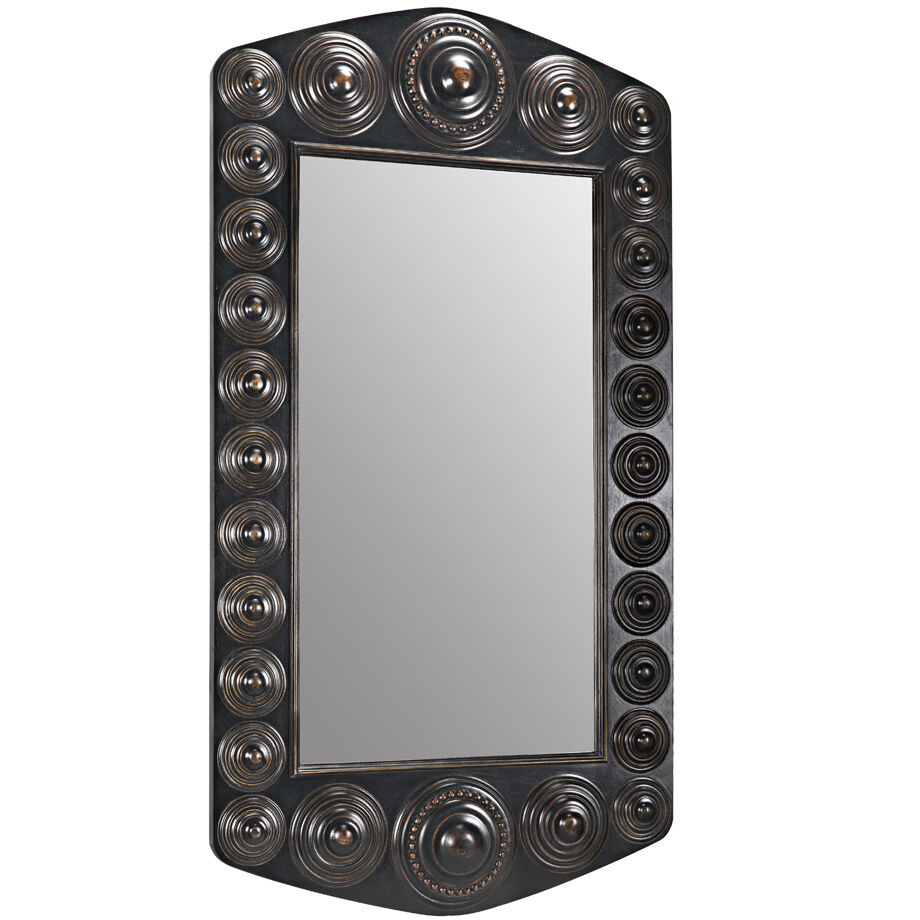 Nanna 67 X 36.5 inch Hand Rubbed Black Mirror