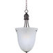 Logan 3 Light 12.75 inch Oil Rubbed Bronze Entry Foyer Pendant Ceiling Light
