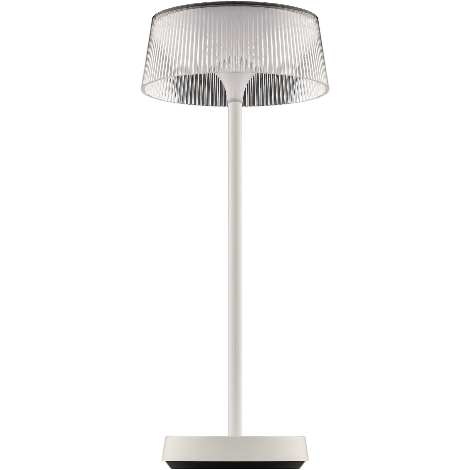 Crystal 14.38 inch 2.00 watt White Rechargeable Table Lamp Portable Light, WAC Limited