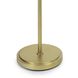 Vest 60.5 inch 60 watt Blackened Brass and Natural Brass Floor Lamp Portable Light