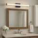 Spec LED 30 inch Black Bath Vanity Wall Light