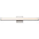 Spec 5CCT LED 24 inch Satin Nickel Bath Vanity Wall Light
