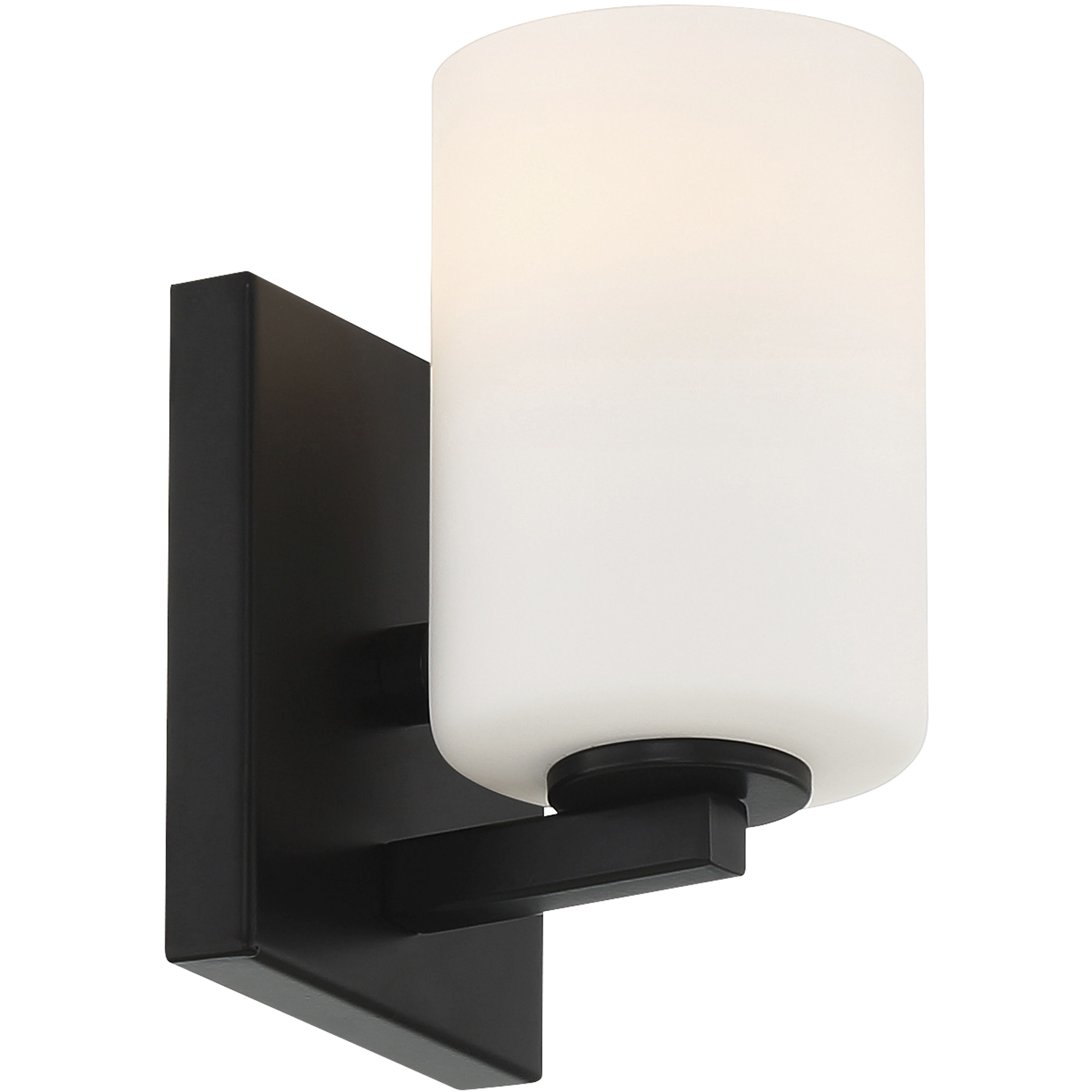 Sienna 4.5 inch Matte Black Bath Vanity Light Wall Light