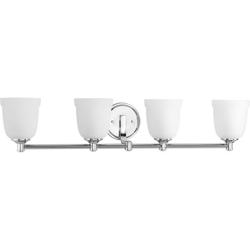 Topsail 4 Light 33.5 inch Polished Chrome Bath Vanity Wall Light