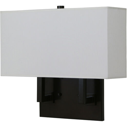 Wall Sconce 2 Light 15 inch Architectural Bronze ADA Wall Lamp Wall Light