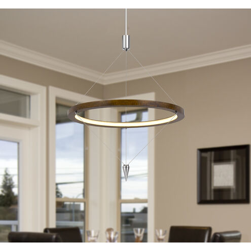 Viterbo LED 10 inch Pine Pendant Ceiling Light