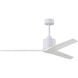 Atlas Mollywood 60 inch Matte White Ceiling Fan, Atlas