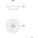 Signature Genoa LED 9 inch Aged Brass Flush Mount Ceiling Light, Schonbek Signature