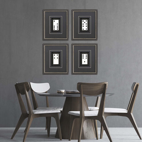 Entertainment Black and Beige Framed Art