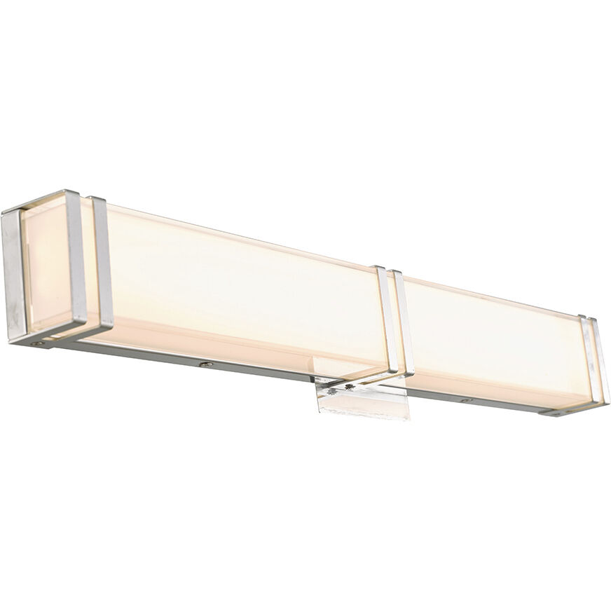 Cosmo LED 24 inch Chrome Bath Vanity Light Wall Light