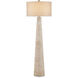 Birdsong 67 inch 150 watt Whitewash Floor Lamp Portable Light