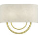 Stratton 2 Light 15 inch Soft Gold ADA ADA Sconce Wall Light
