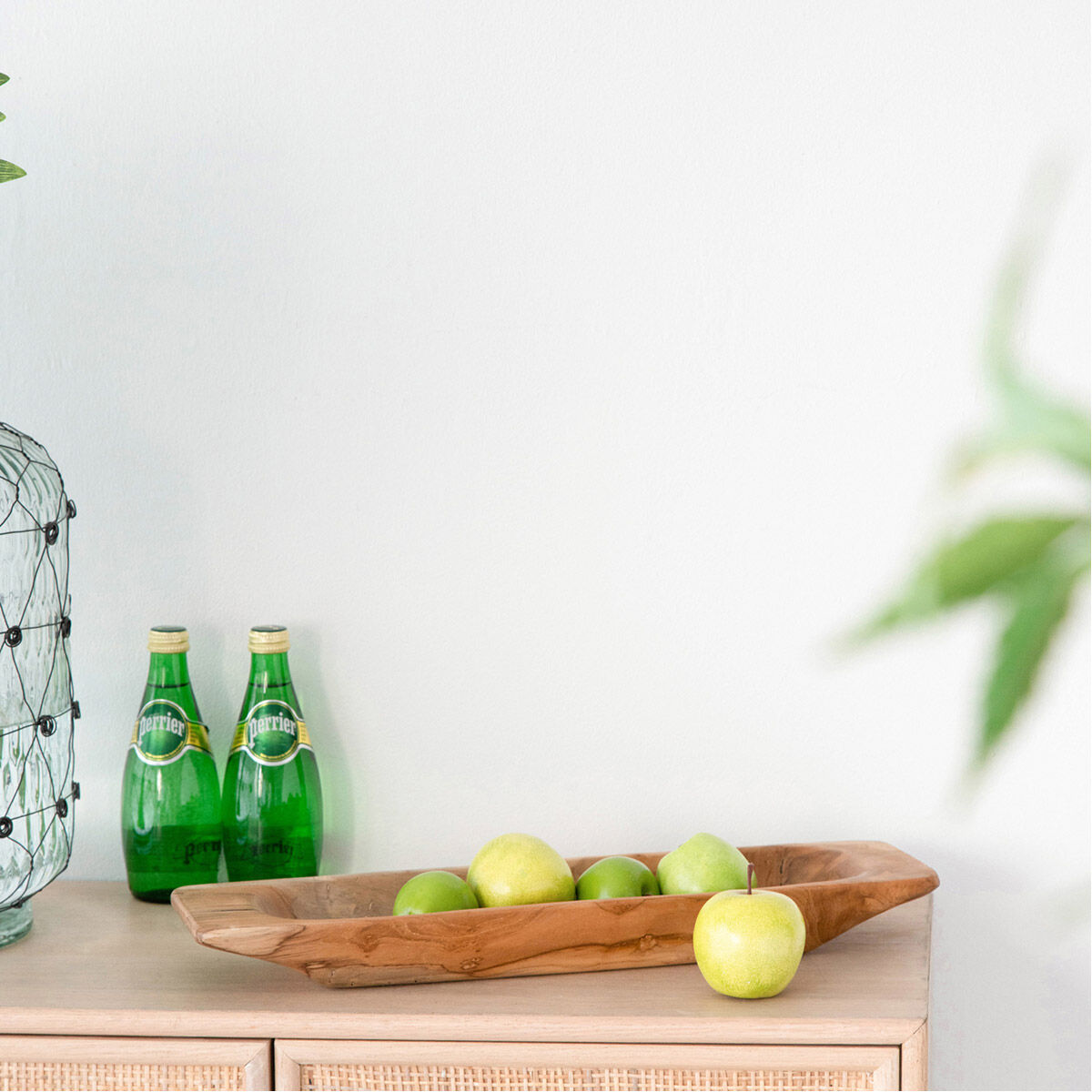 Rectangular Teak Natural Tray