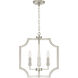 Courtney 4 Light 16 inch Brushed Nickel Foyer Ceiling Light