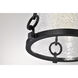 Valentine 8 inch Black Pendant Ceiling Light