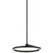 The Trundle LED 16 inch Matte Black Pendant Ceiling Light