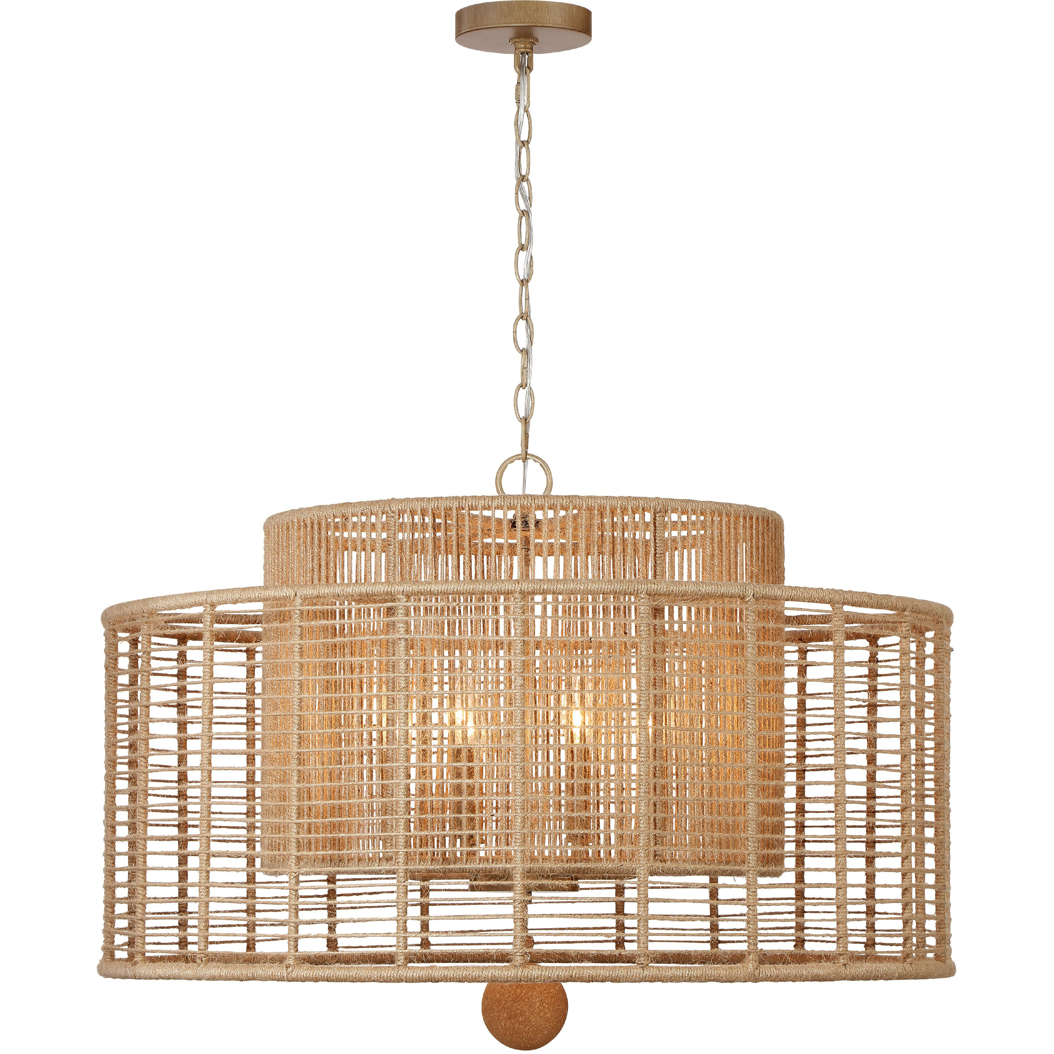 Jayna 8 Light 31.25 inch Burnished Silver Chandelier Ceiling Light