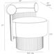 Erhart White Hair on Hide Chair