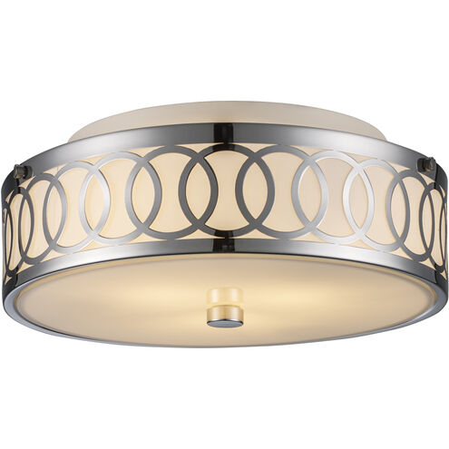 Balboa 3 Light 12 inch Polished Chrome Flushmount Ceiling Light