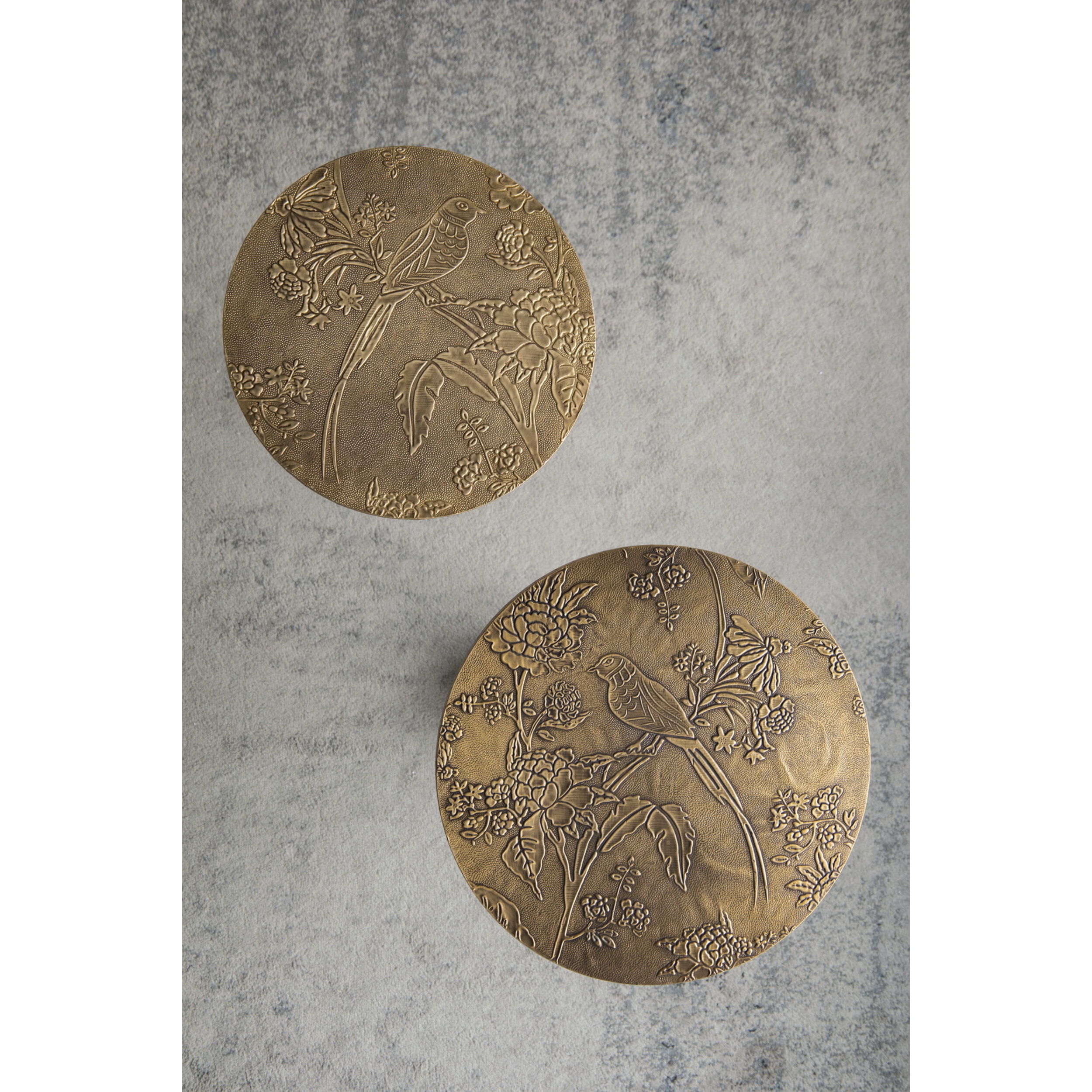 Anita 24 X 11.8 inch Gold and Brown Side Table