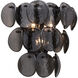 Uroko Wall Sconce Wall Light in Black Nickel