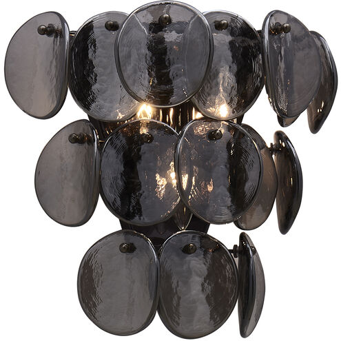 Uroko Wall Sconce Wall Light in Black Nickel
