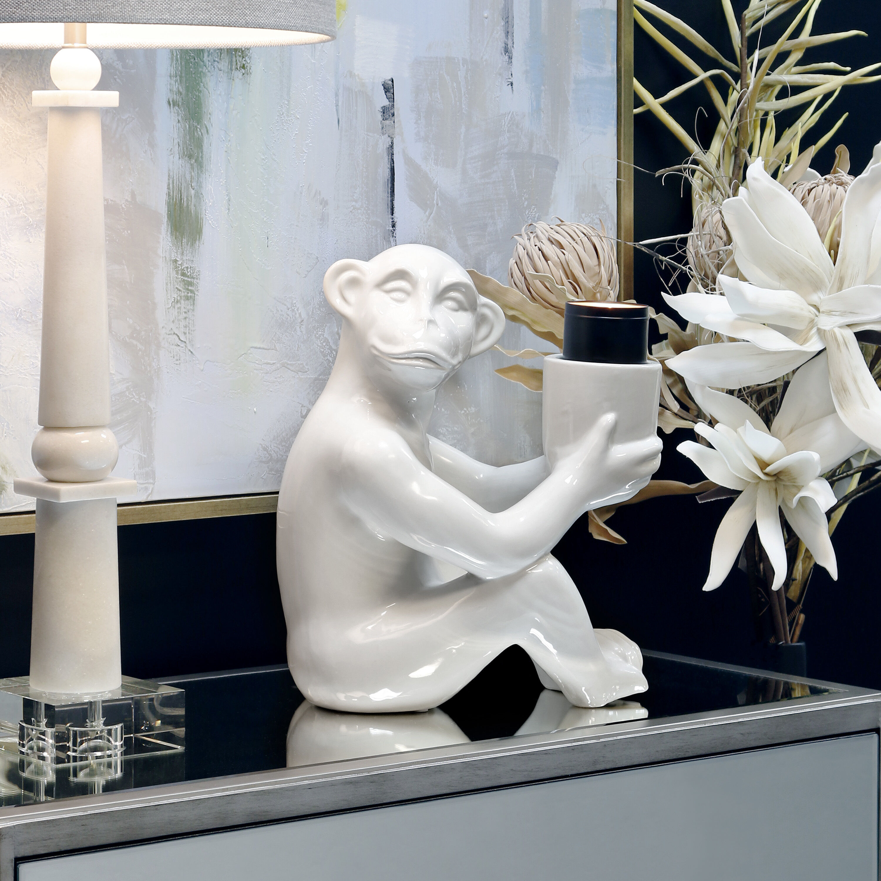 Chimp 16.15 X 14.7 inch Candle Holder