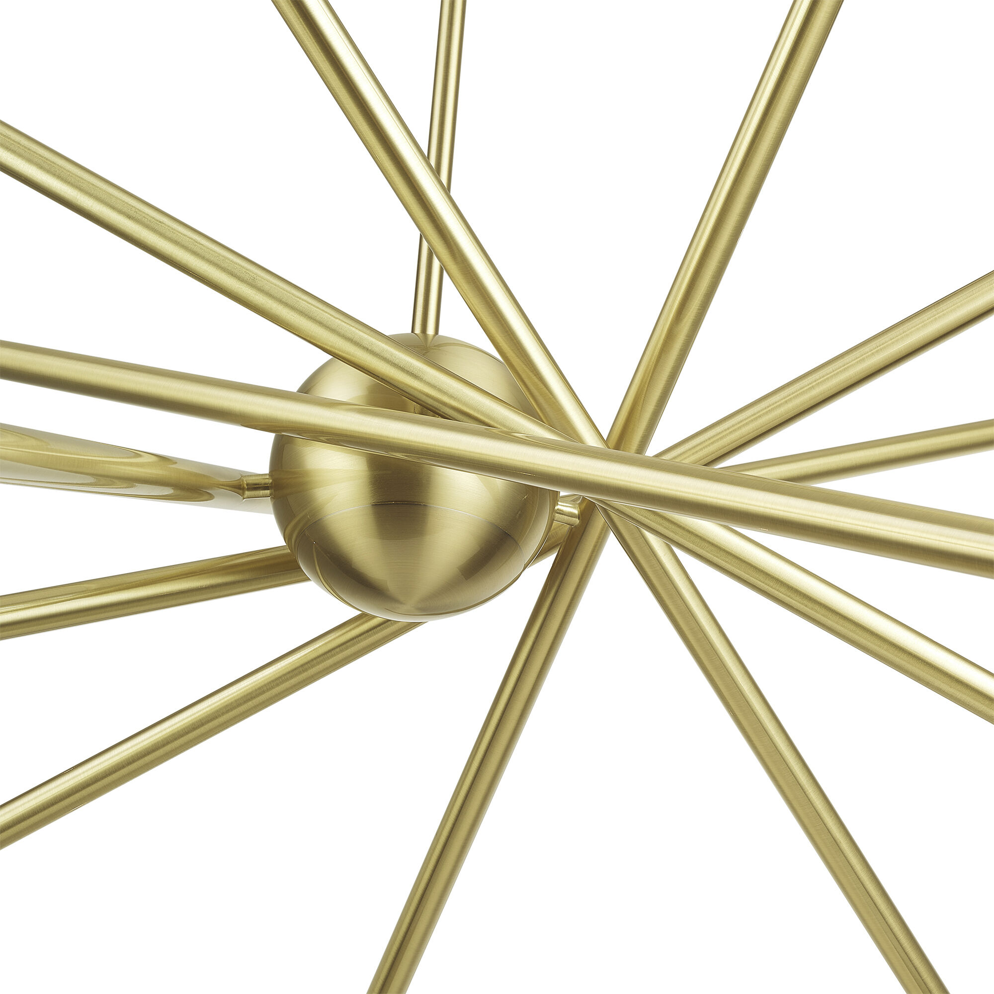 Soho 14 Light 40 inch Satin Brass Foyer Chandelier Ceiling Light