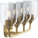 Ilia 4 Light 31 inch Brushed Gold Bath Vanity Wall Light