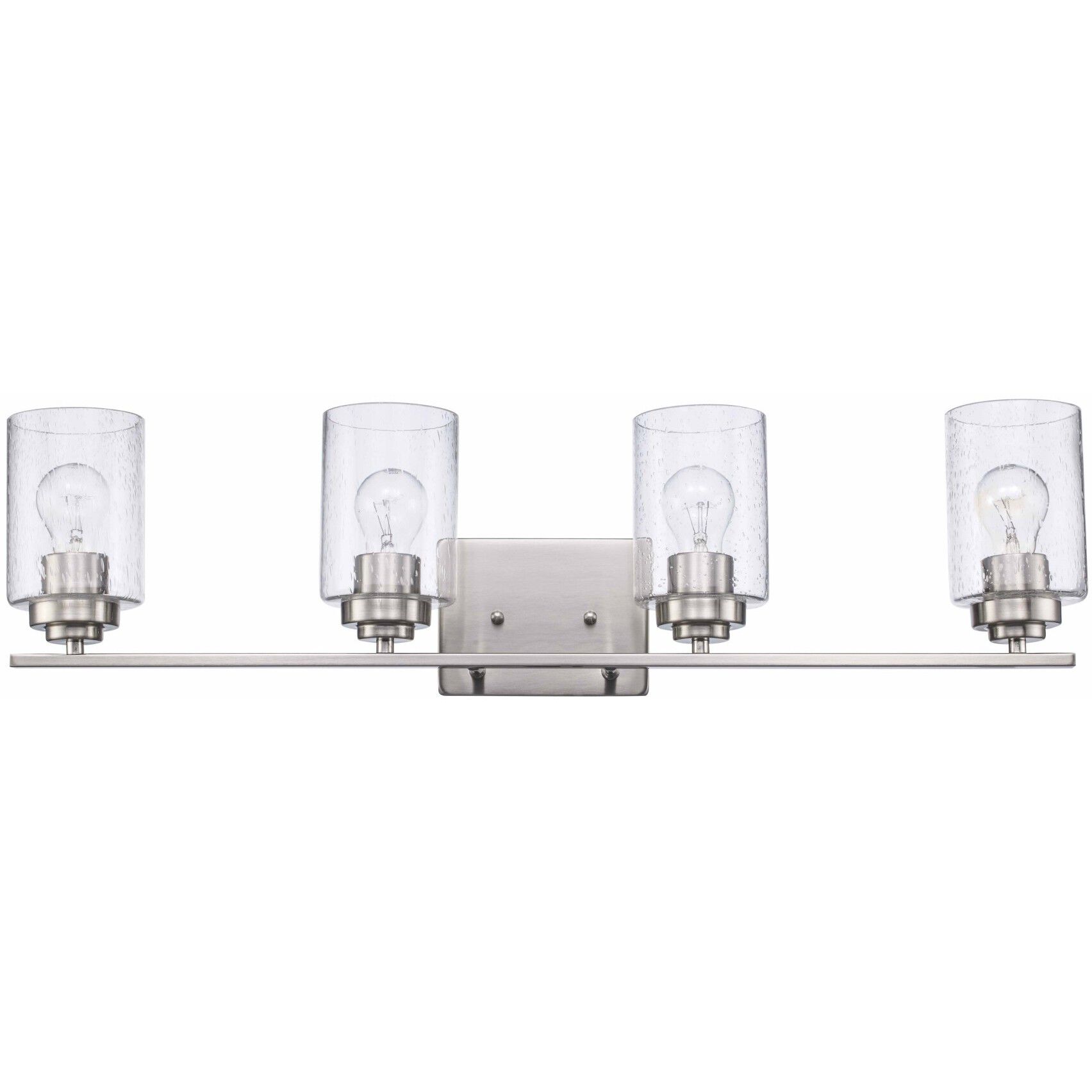 Mod Pod 4 Light 31 inch Brushed Nickel Vanity Light Wall Light