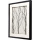 Naturals Beige and Black and Blue and Neutral Framed Art
