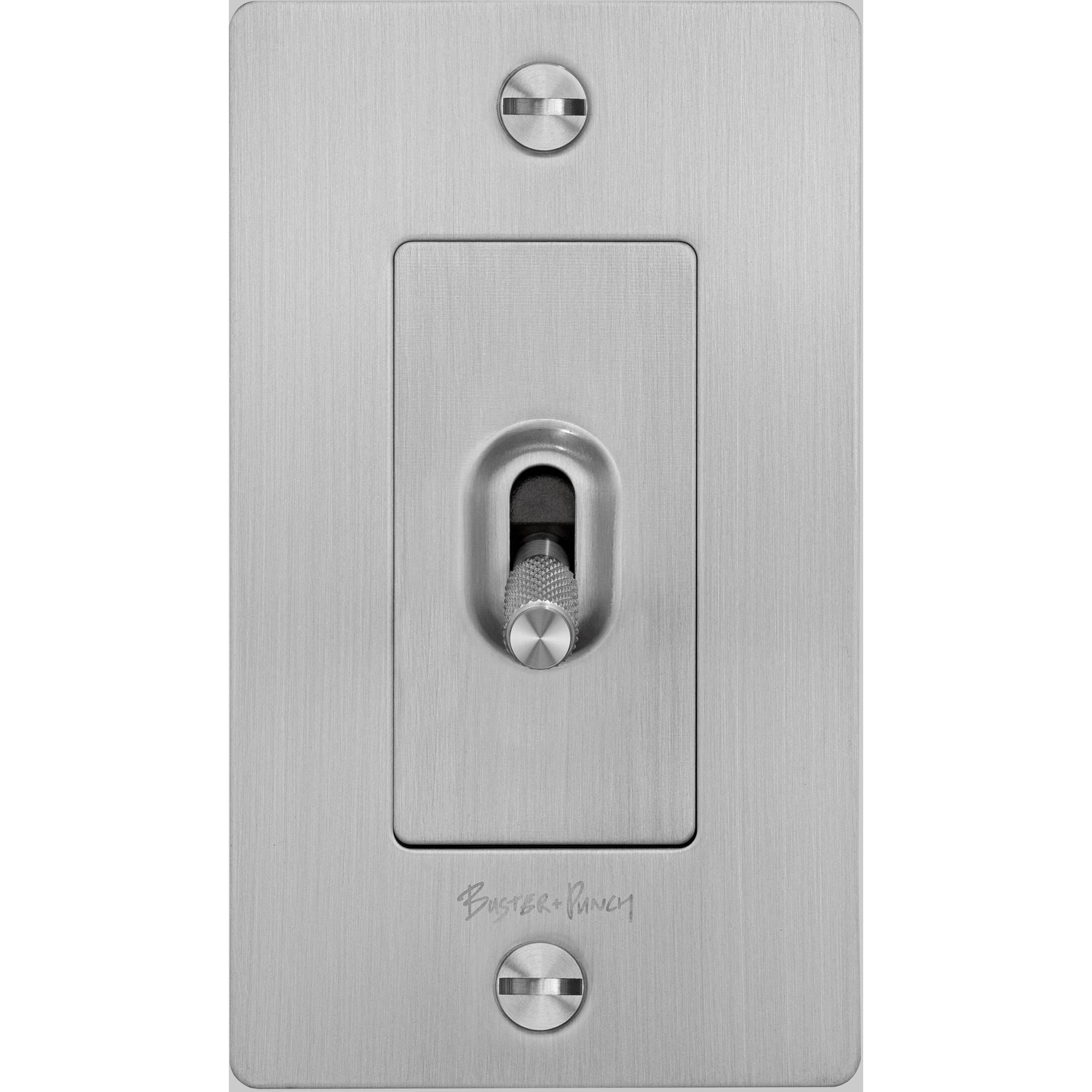 1G Toggle 120-277 Steel Light Switch