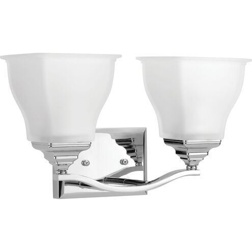 Callison 2 Light 18 inch Polished Chrome Bath Vanity Wall Light
