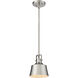 Auralume Provin 1 Light 7 inch Brushed Satin Nickel Mini Pendant Ceiling Light in Incandescent
