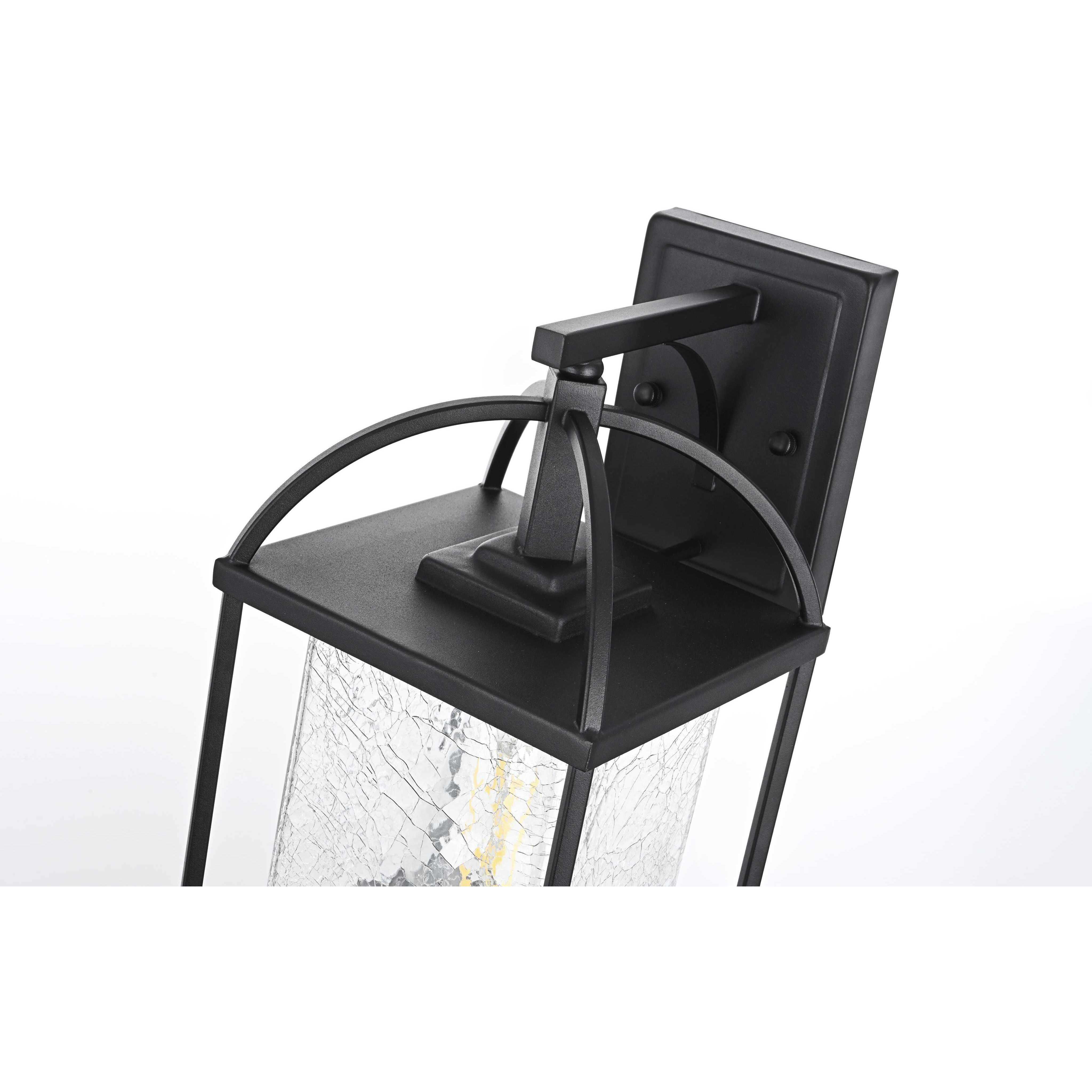 Gratz 1 Light 14 inch Black Outdoor Wall Sconce