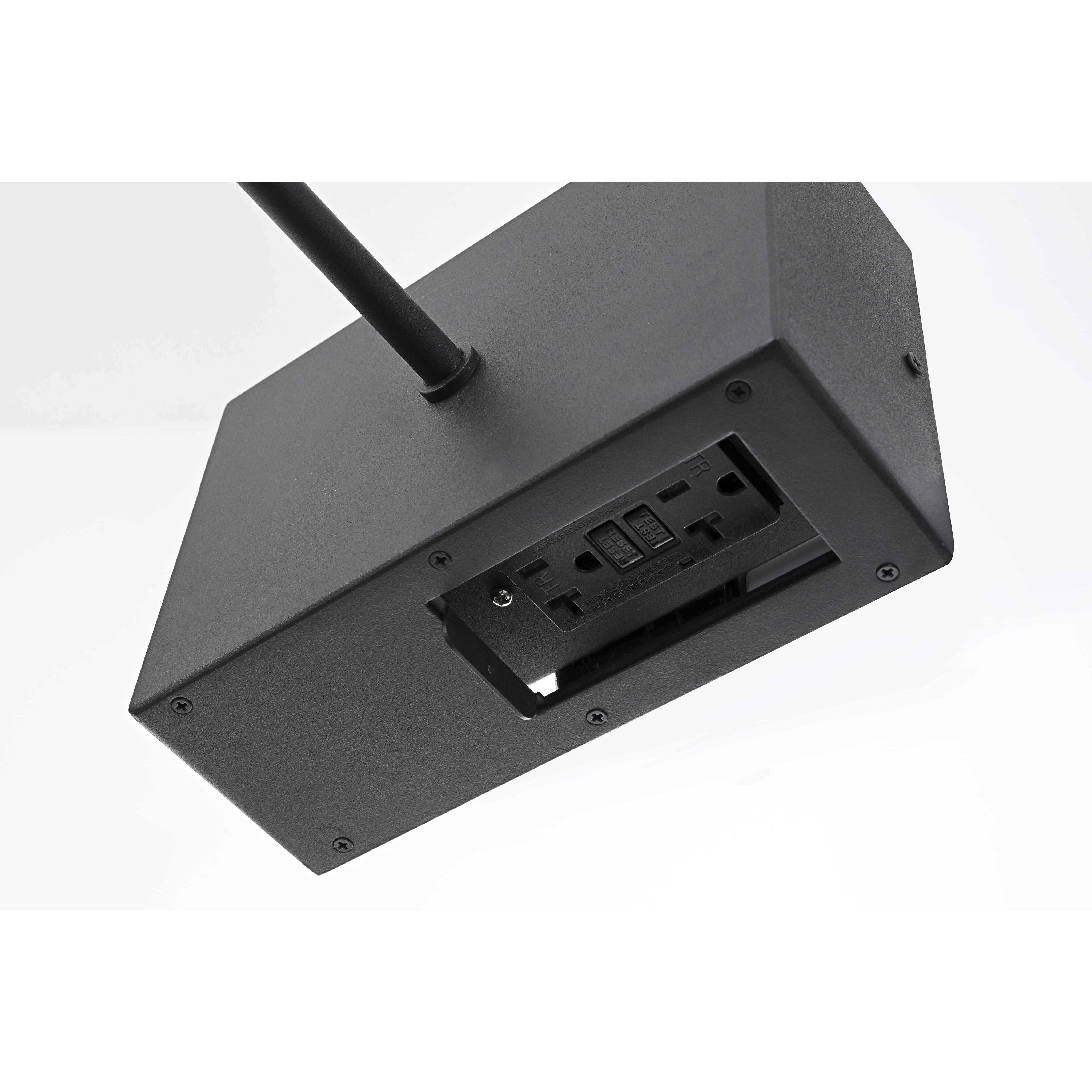 Rayan 1 Light 15 inch Black Outdoor Wall Sconce