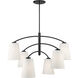Headington 6 Light 40 inch Coal Chandelier Ceiling Light