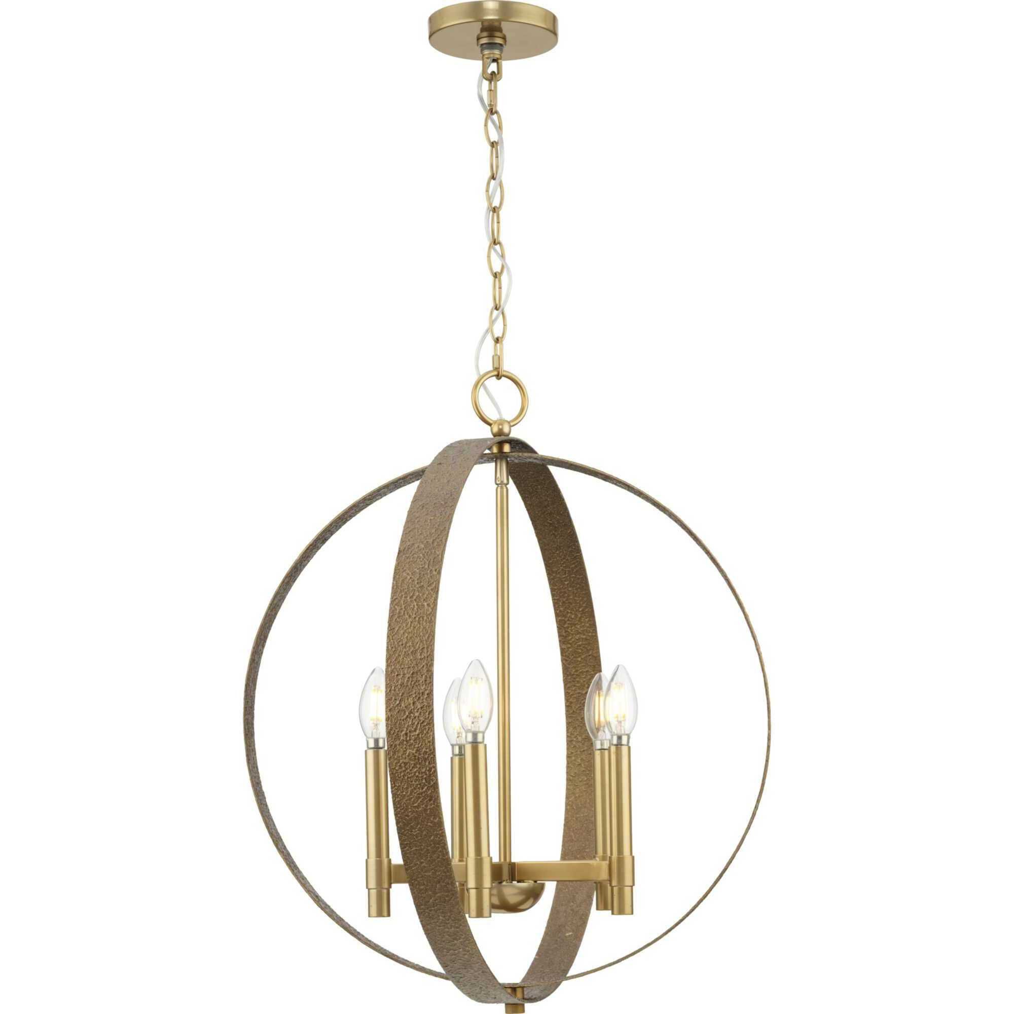 Allegheny 5 Light 22 inch Soft Gold Chandelier Ceiling Light, Design Series