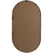 Asha 36 X 20 inch Black Mirror in 20 x 36
