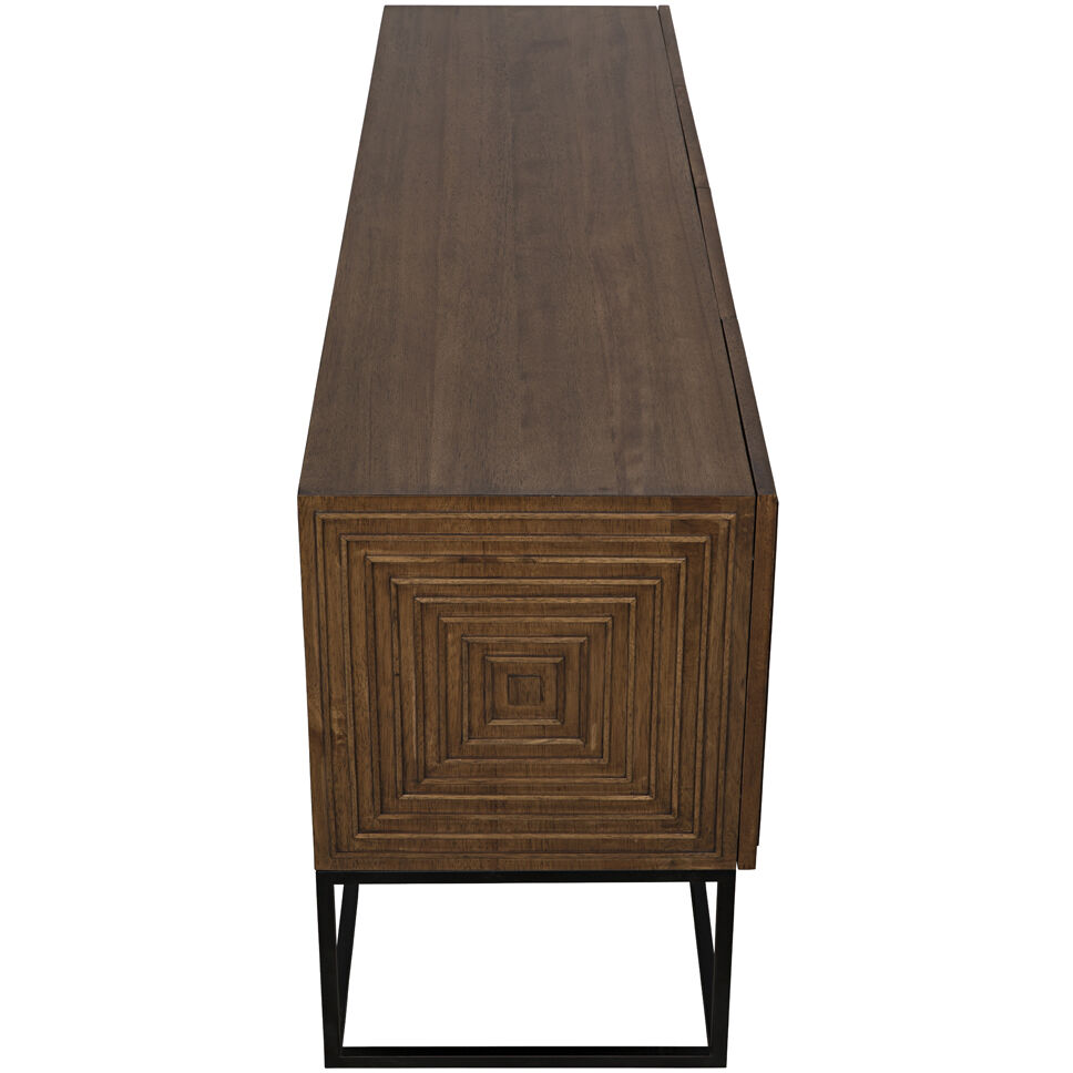 Lanon 80 X 21 inch Dark Walnut Sideboard