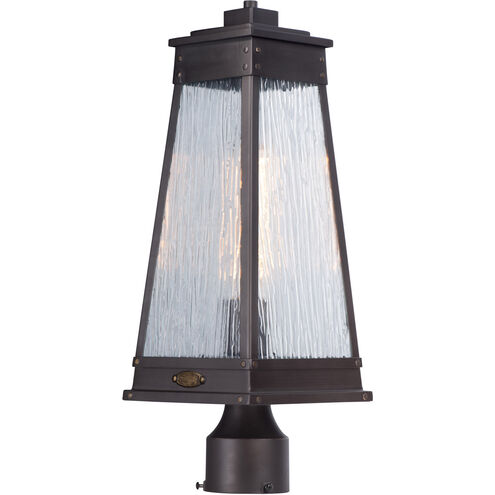 Schooner 1 Light 19 inch Olde Brass Outdoor Post Mount