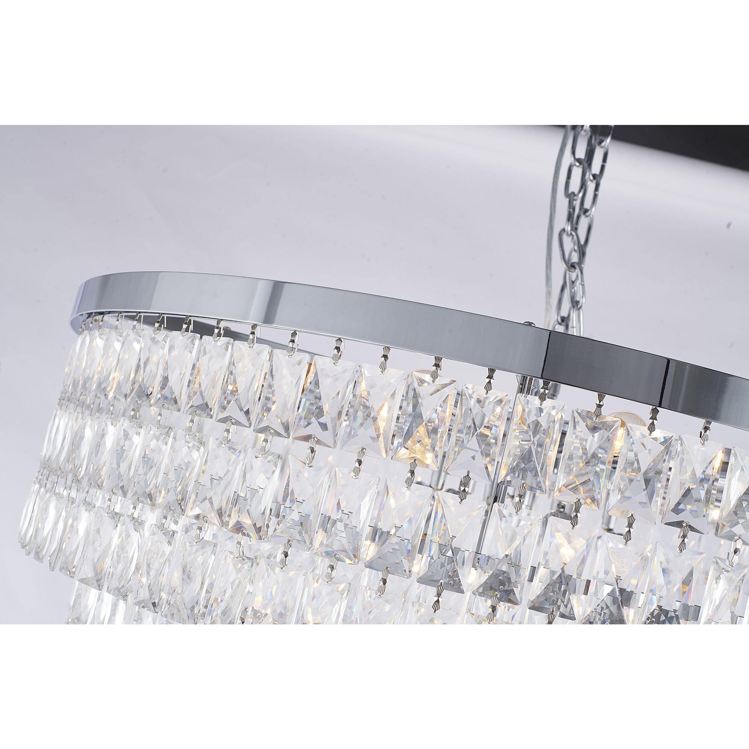 Canada 32 Light 42 inch Chrome Chandelier Ceiling Light