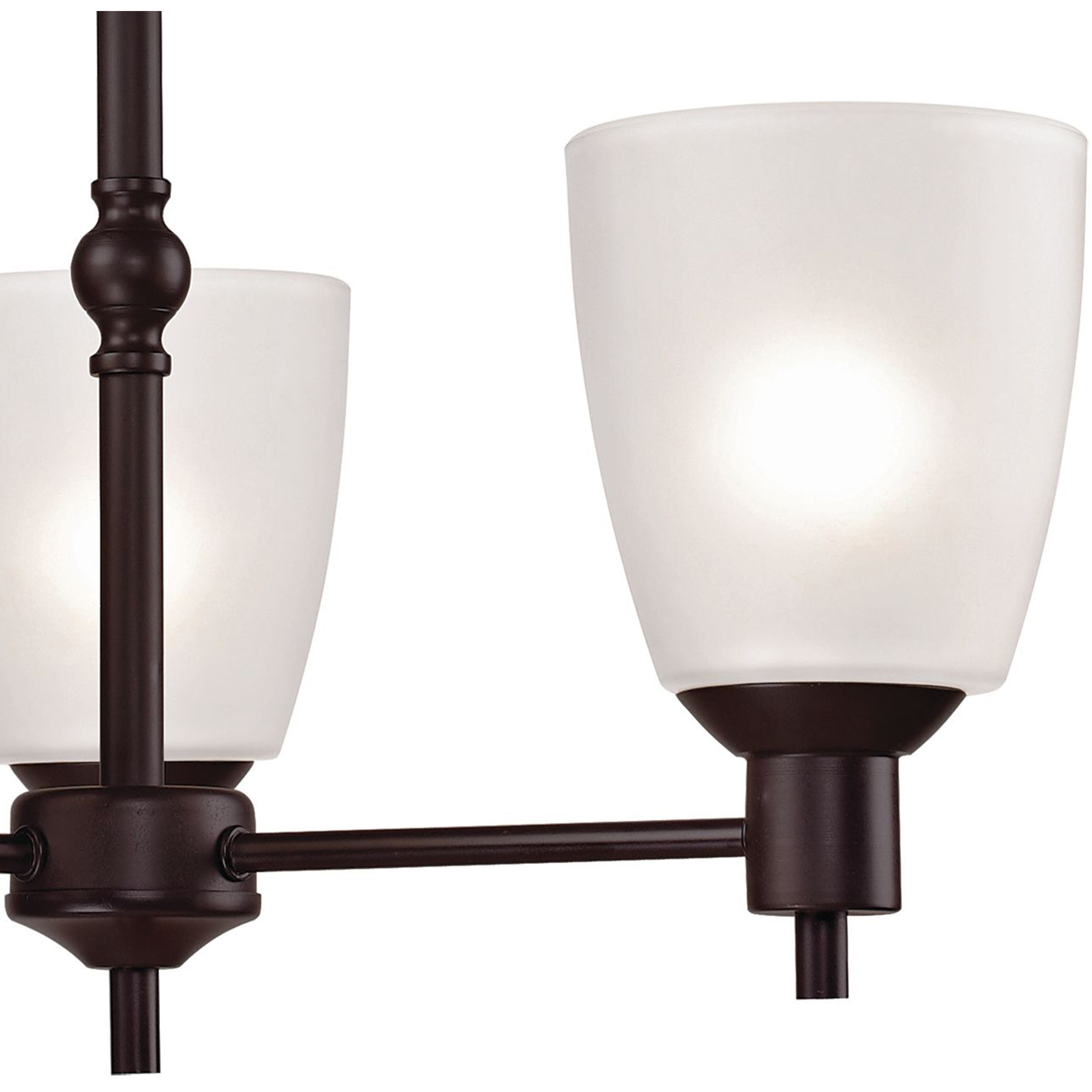 Jackson 3 Light 20 inch Oil Rubbed Bronze Chandelier Ceiling Light