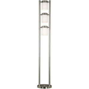 Matinee 13 inch 60.00 watt Brushed Steel Floor Lamp Portable Light