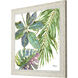Spectrum Palm Fronds 28 X 28 inch Non-Glass Framed Art, Propac