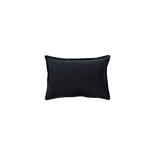 Cotton Velvet 19 X 19 inch Black Pillow Kit in 13 x 20, Lumbar