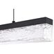 Black Ice LED 31.5 inch Black Pendant Ceiling Light