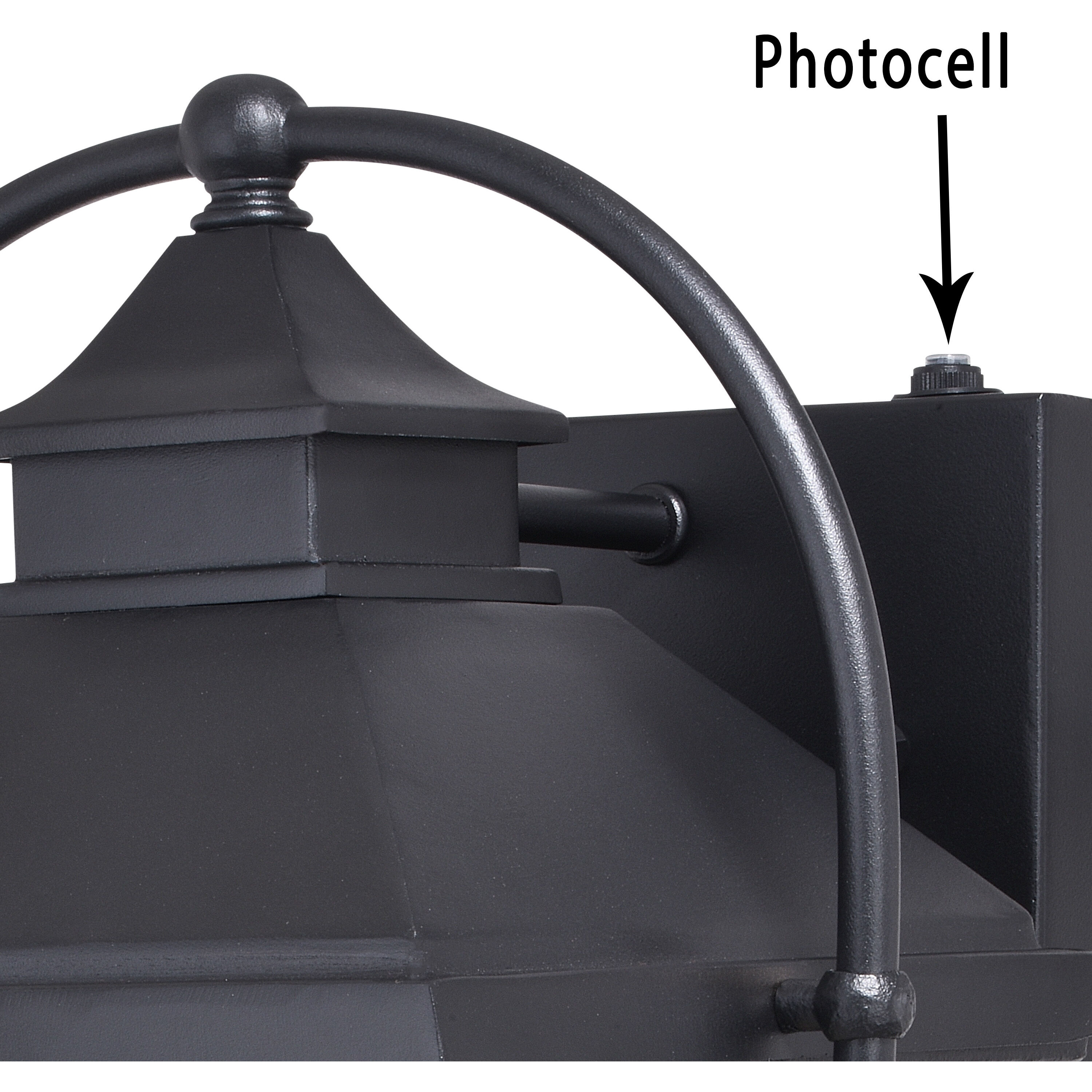 Lexington LED 17.25 inch Textured Black Outdoor Wall