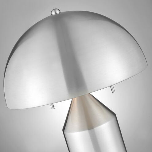 Ranae 21.5 inch 60.00 watt Silver Table Lamp Portable Light