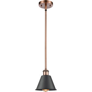 Ballston Smithfield LED 7 inch Antique Copper Mini Pendant Ceiling Light